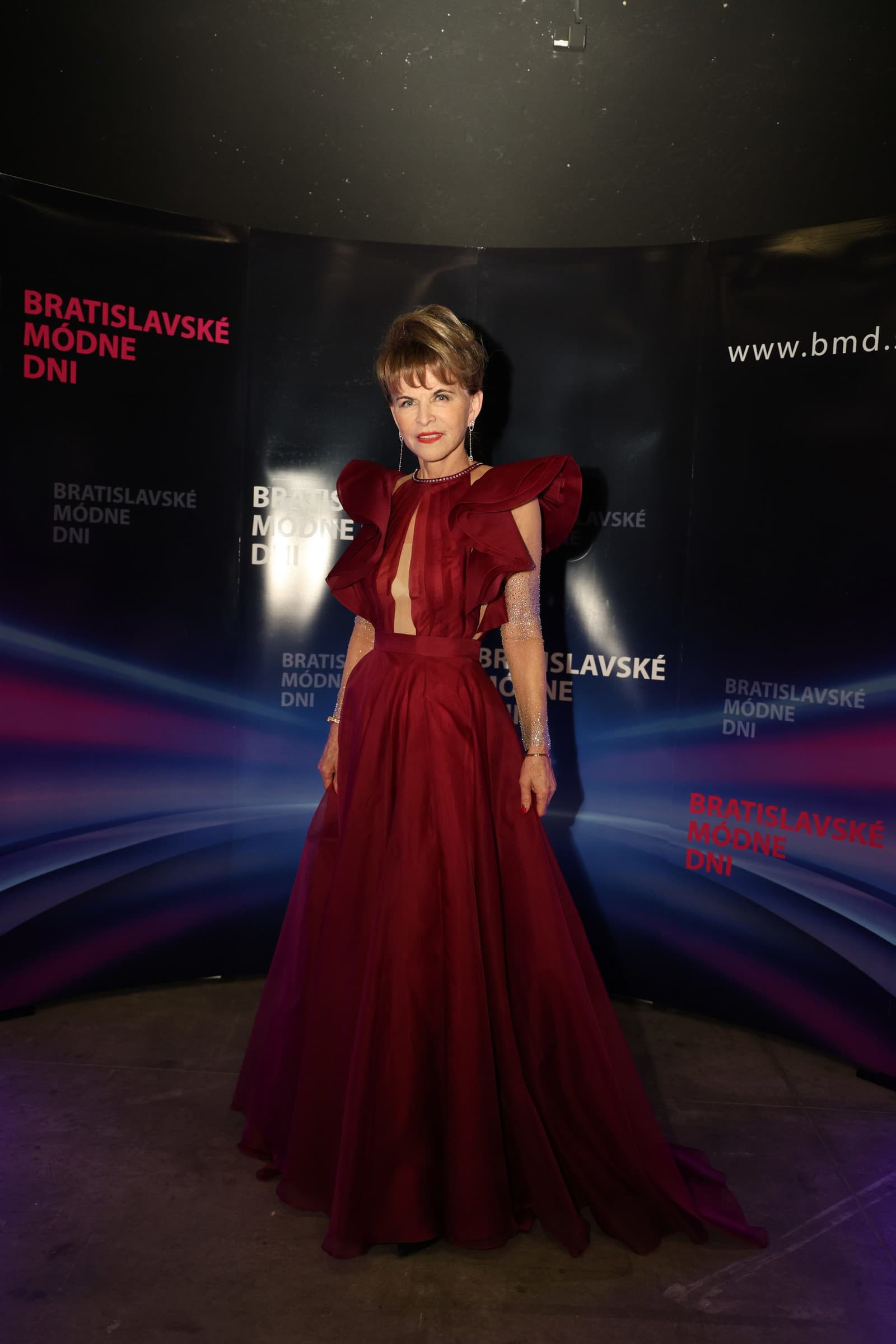 Bratislavské módne dni. Na snímke Mária Reháková