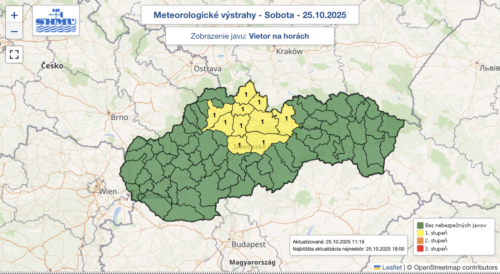 Silný vietor opäť úraduje: