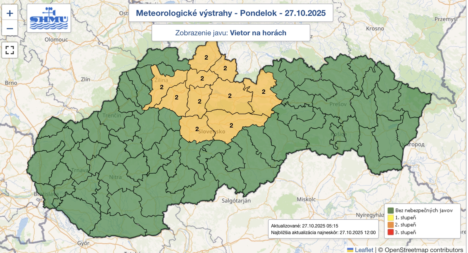 V TEJTO časti Slovenska