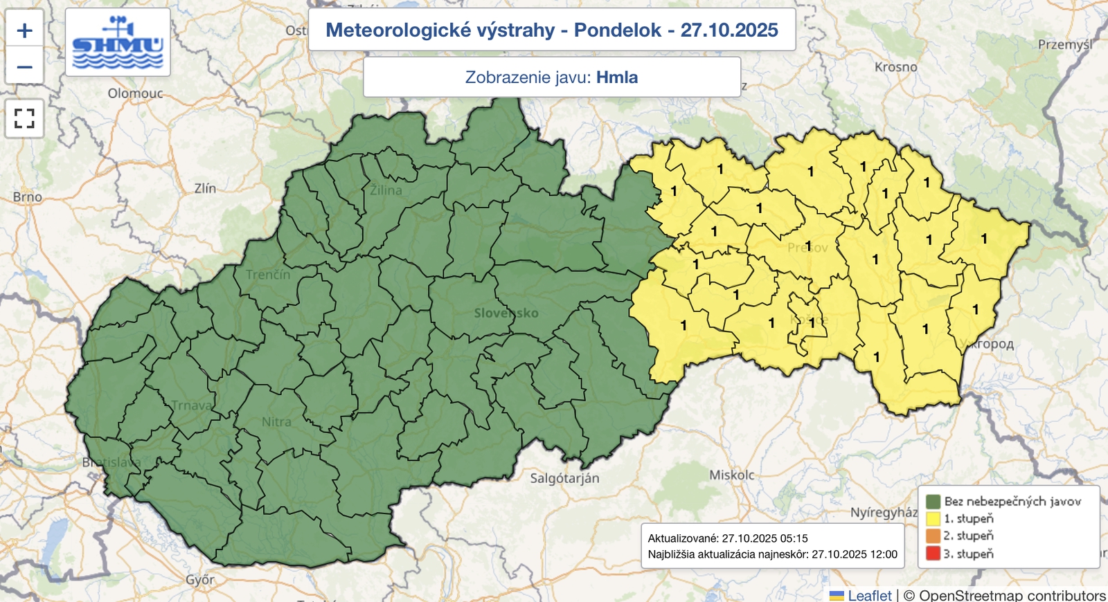 V TEJTO časti Slovenska