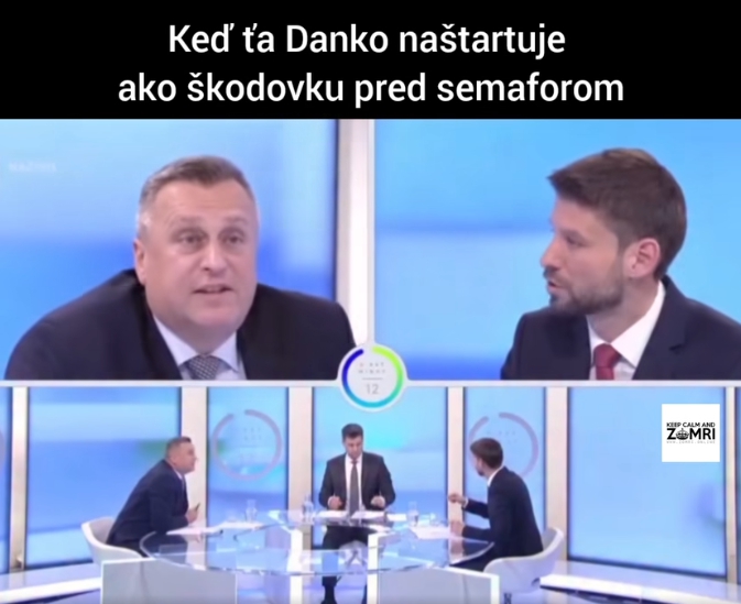 Šimečka sa v televíznom