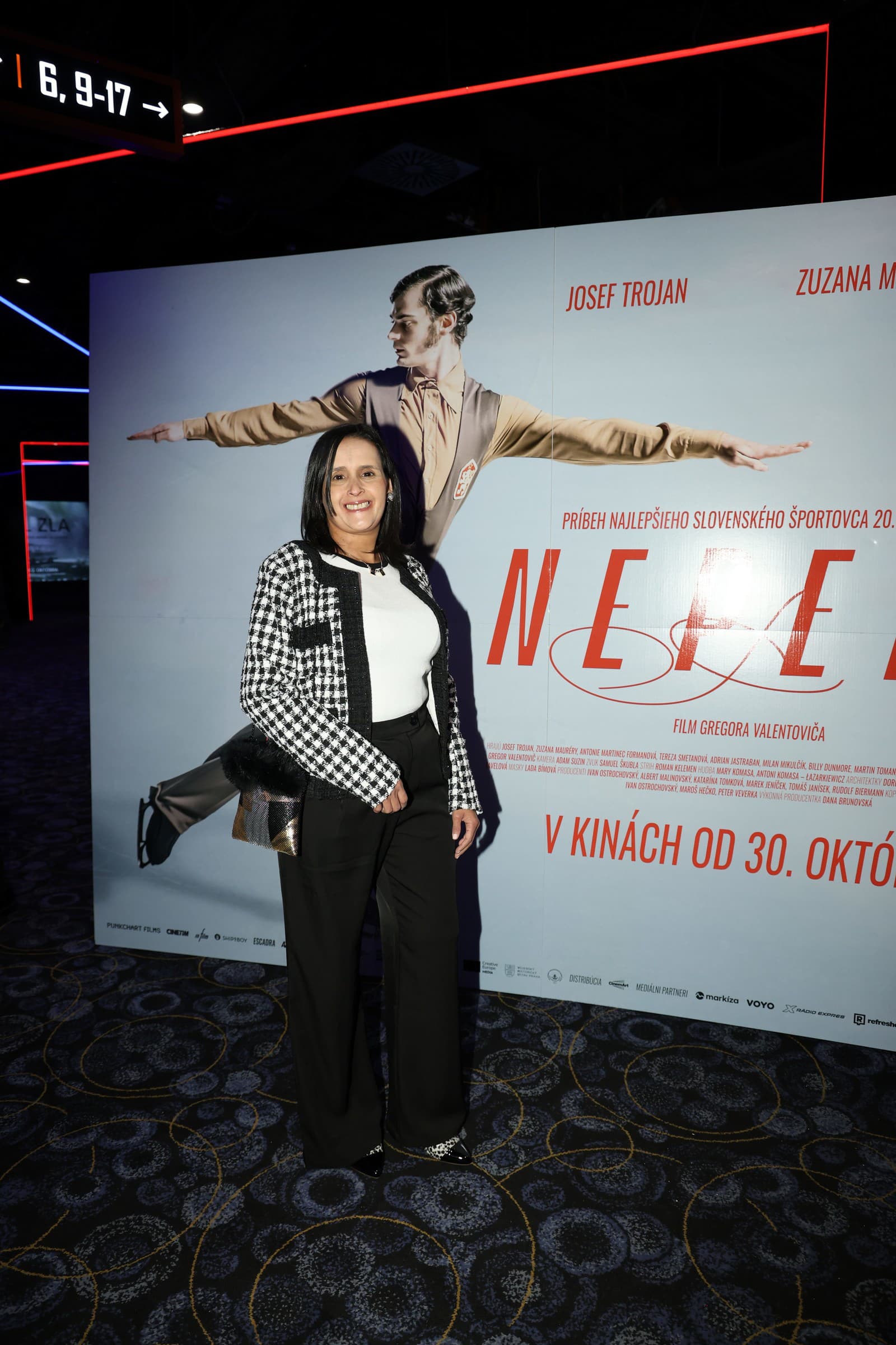 Premiéra filmu Nepela. Na snímke Adoptívna dcéra Ondreja Nepelu, Natasha