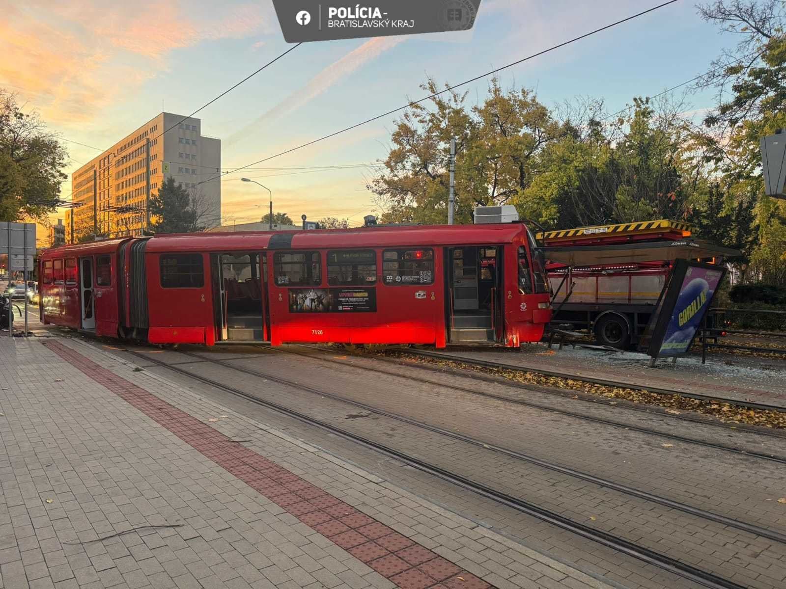 Nehoda v centre Bratislavy: