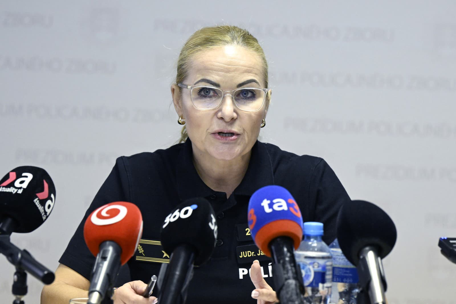 Prezidentka Policajného zboru Jana Maškarová.