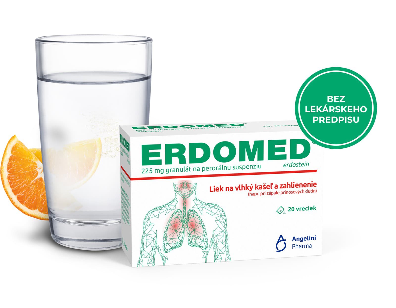 Vyskúšajte Erdomed, efektívne riešenie na vlhý kašeľ 