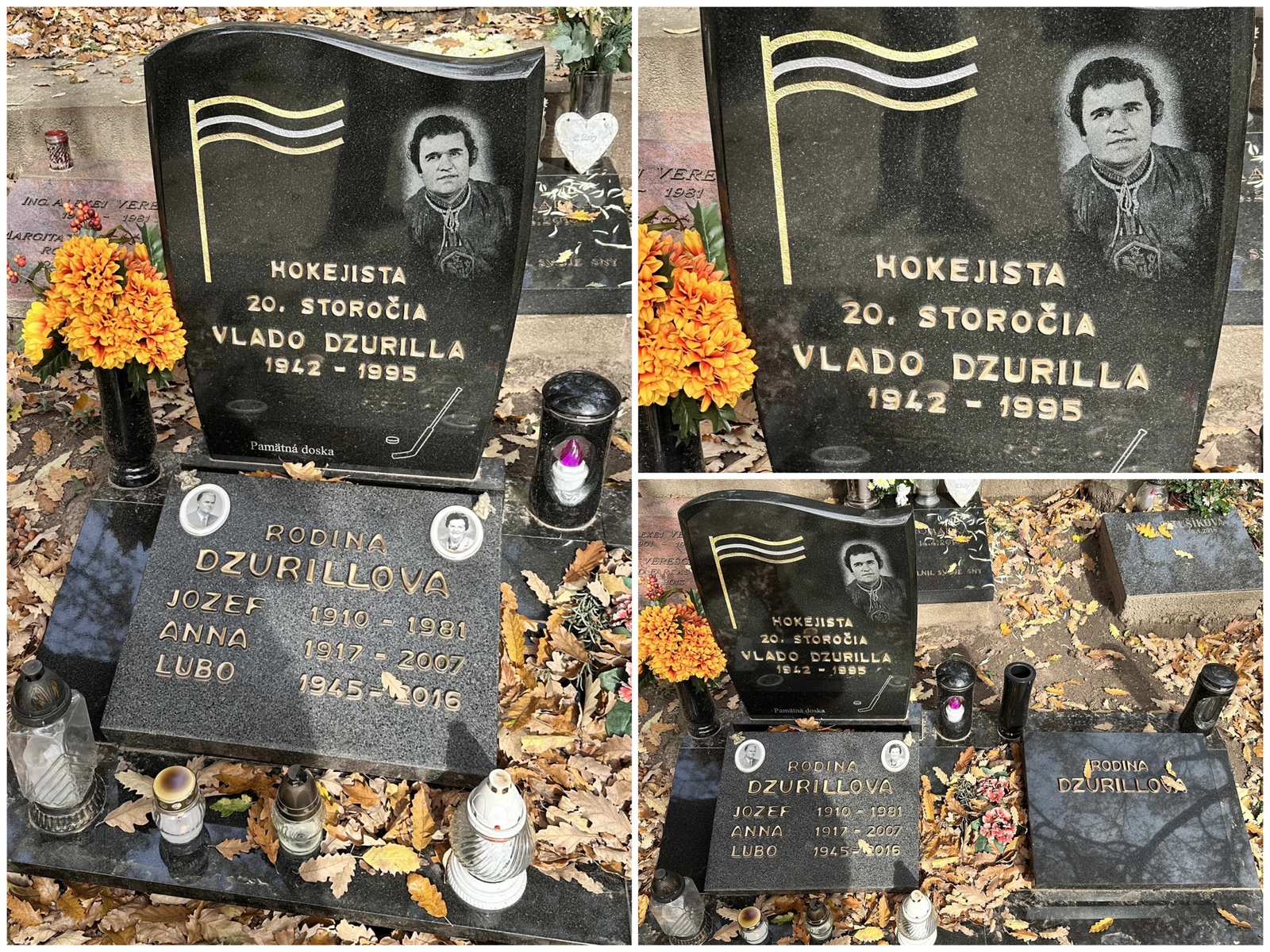 hokejista Vlado Dzurilla (1942 - 1995)