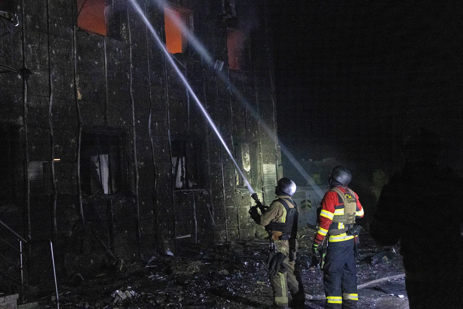 dronový útok ruskej armády na ukrajinské mesto Sumy