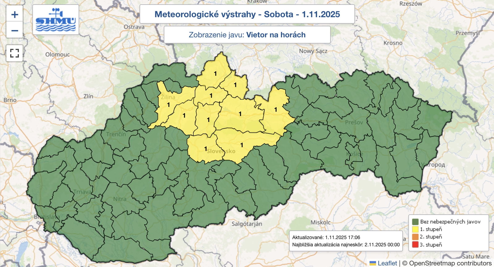Pozor na veterné počasie