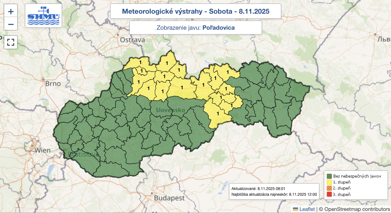 Meteorológovia varujú pred poľadovicou: