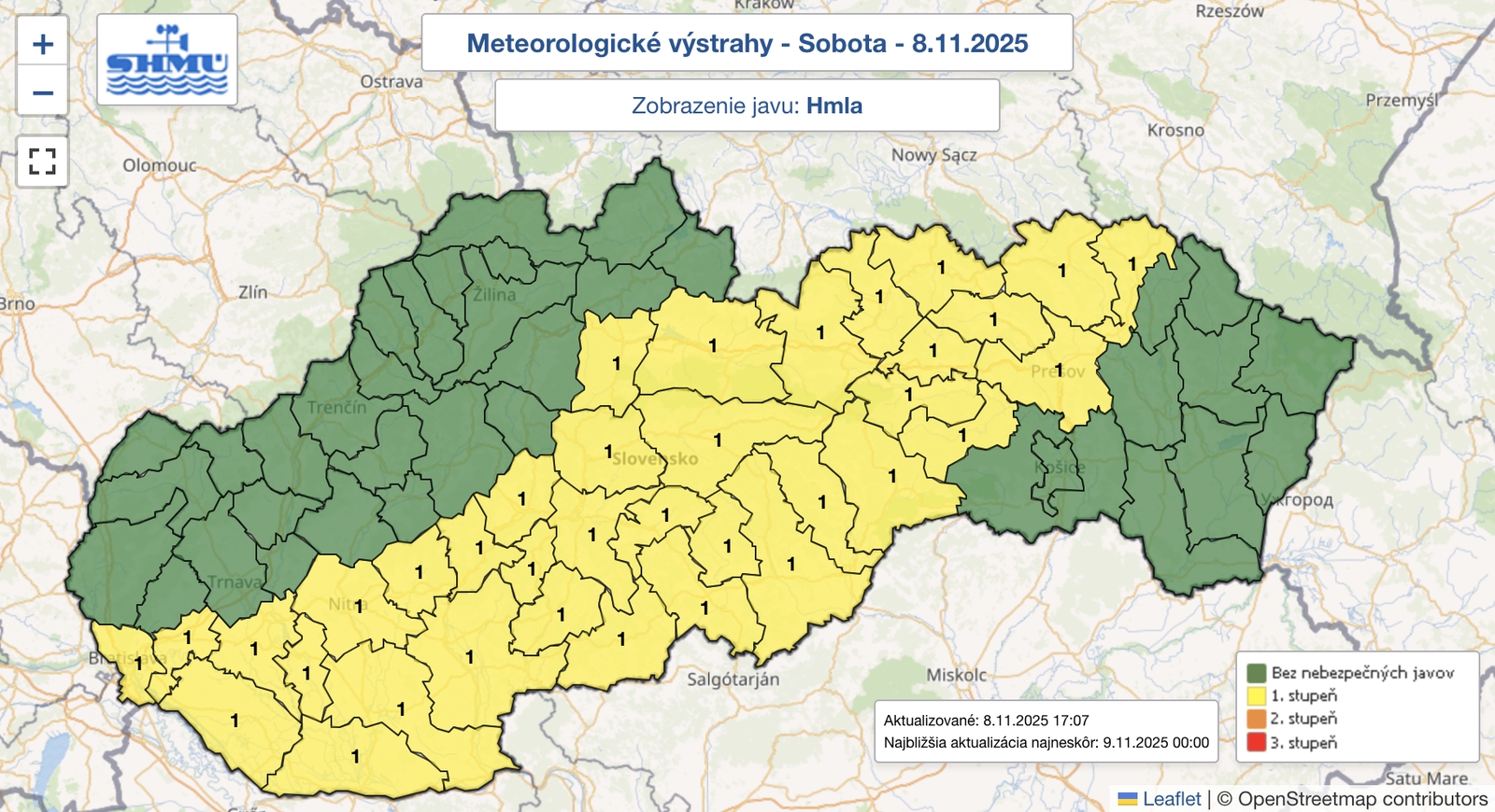 Dajte pozor na cestách: