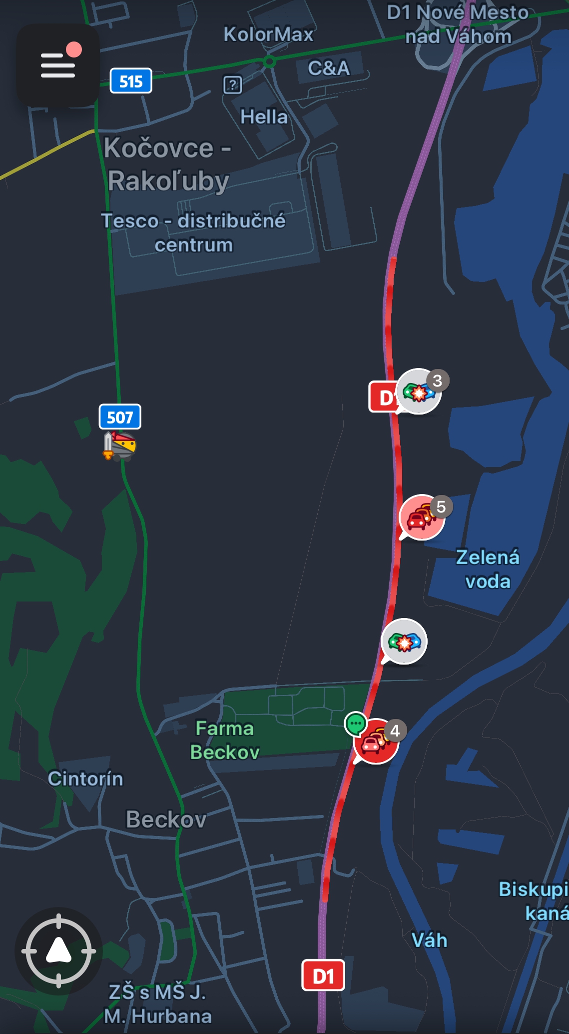 AKTUÁLNE Poplach na diaľnici