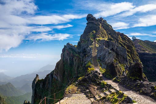 Najvyšší vrch ostrova Madeira, Pico Ruivo (1862 m.n.m.)