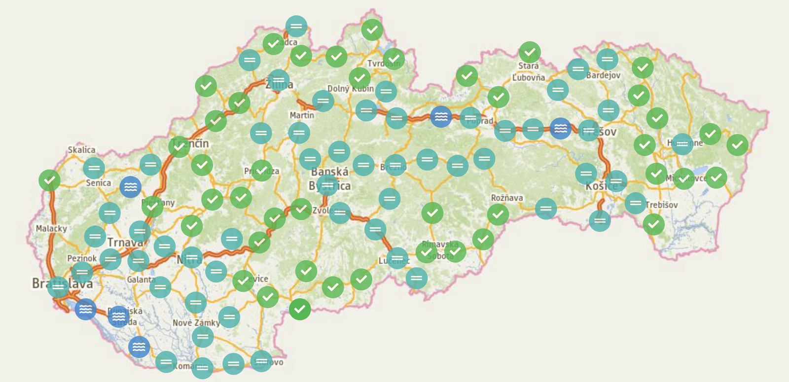 Cesty sú zjazdné: Na