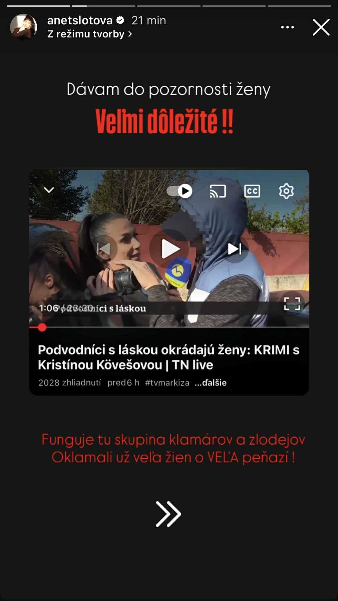 Hviezda Markízy obeťou PODVODU: