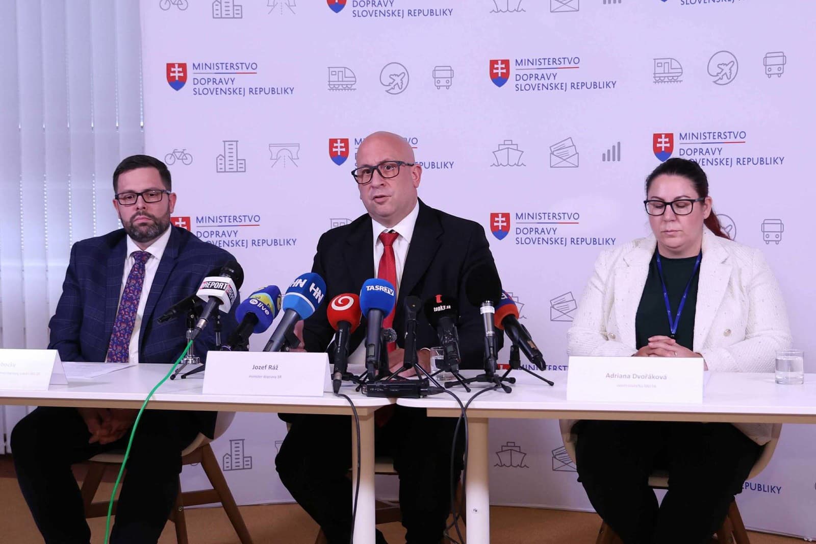 Filip Hlubocký, Jozef Ráž a Adriana Dvořáková