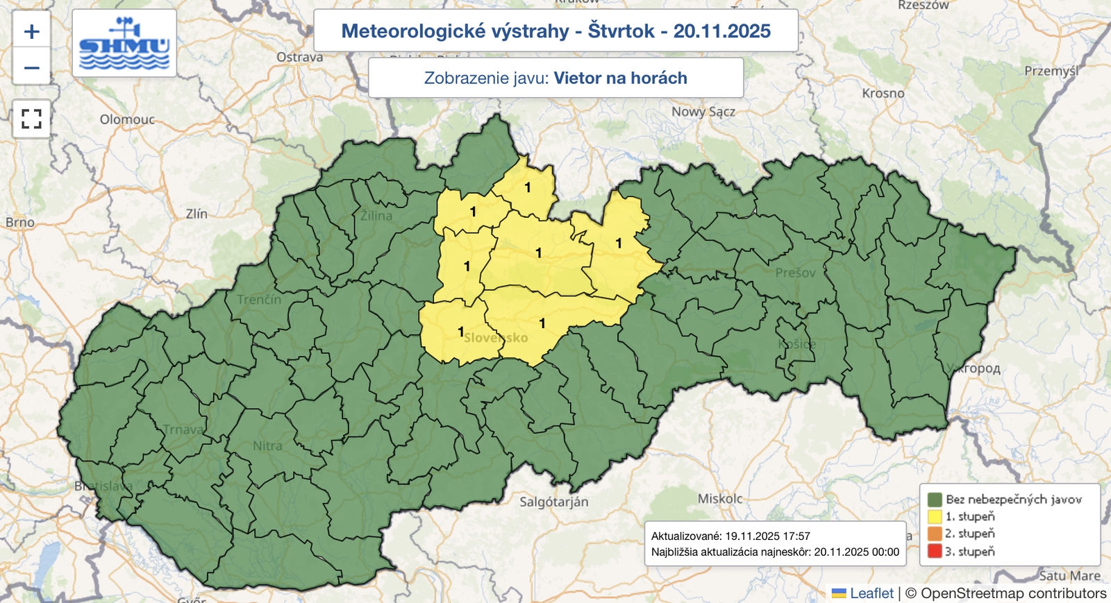 Vo štvrtok sa poriadne