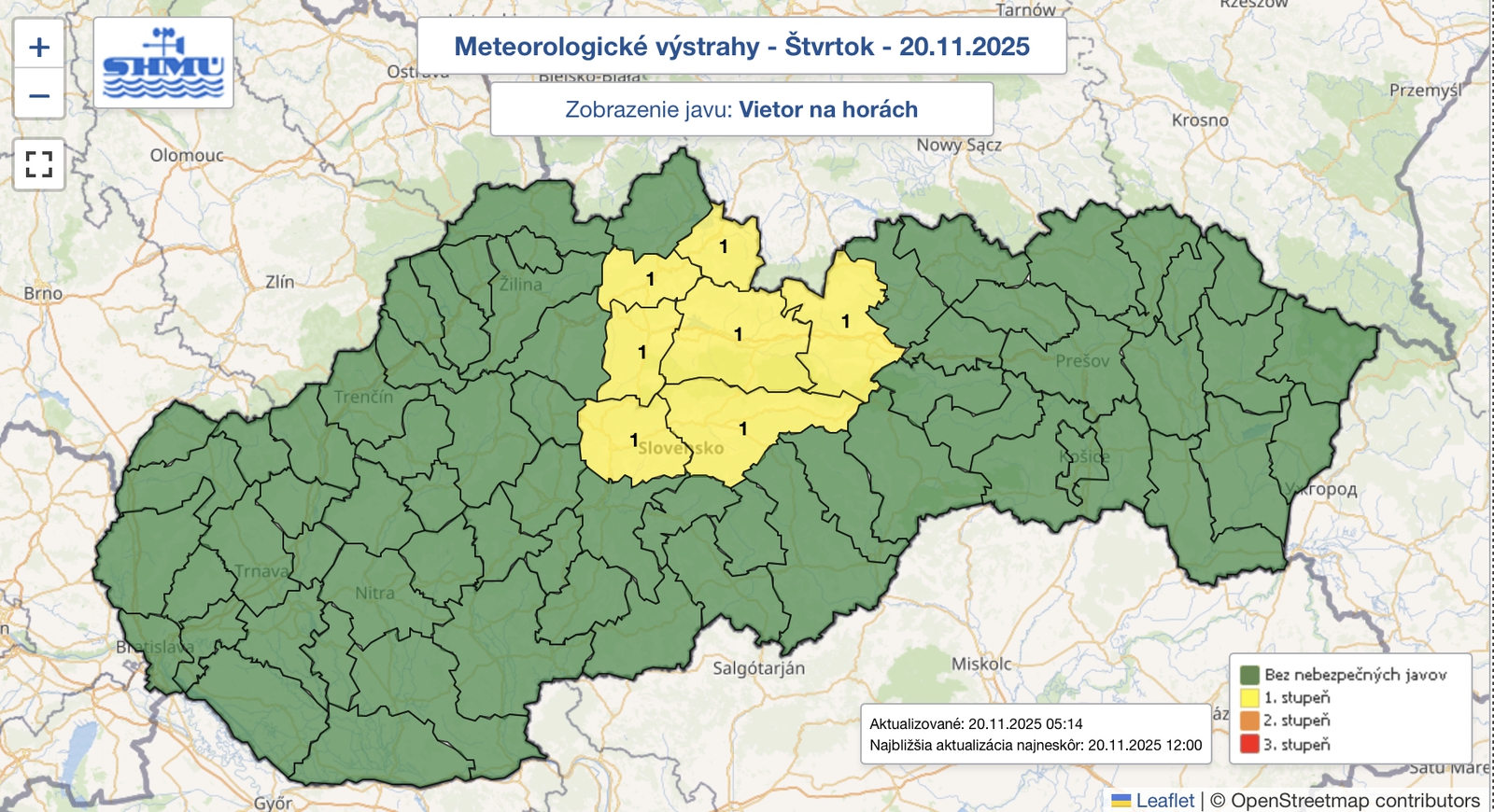 Meteorológovia vydali výstrahu: V