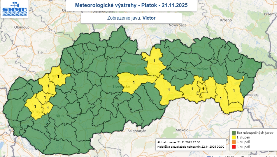 Meteorológovia varujú! Silné sneženie,