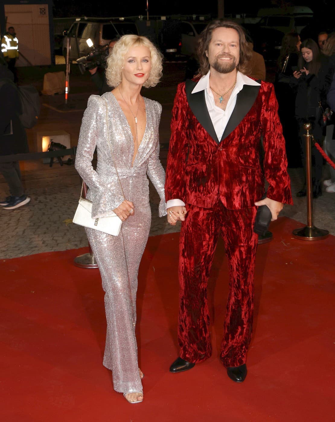 Odovzdávanie cien Český Slávik 2025, Richard Krajčo s manželkou Karin