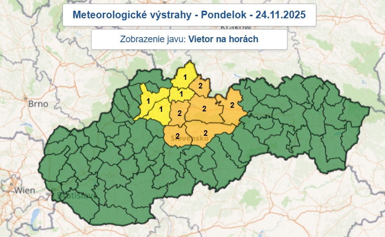 Poľadovica na cestách a