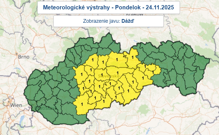 Poľadovica na cestách a