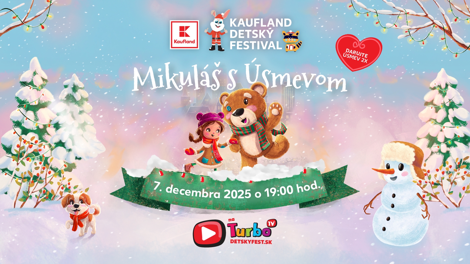 Kaufland Detský festival zavíta 7. decembra do vašich obývačiek, nenechajte si ho ujsť 