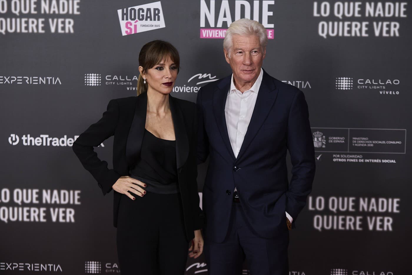 Richard Gere so svojou manželkou Alejandrou