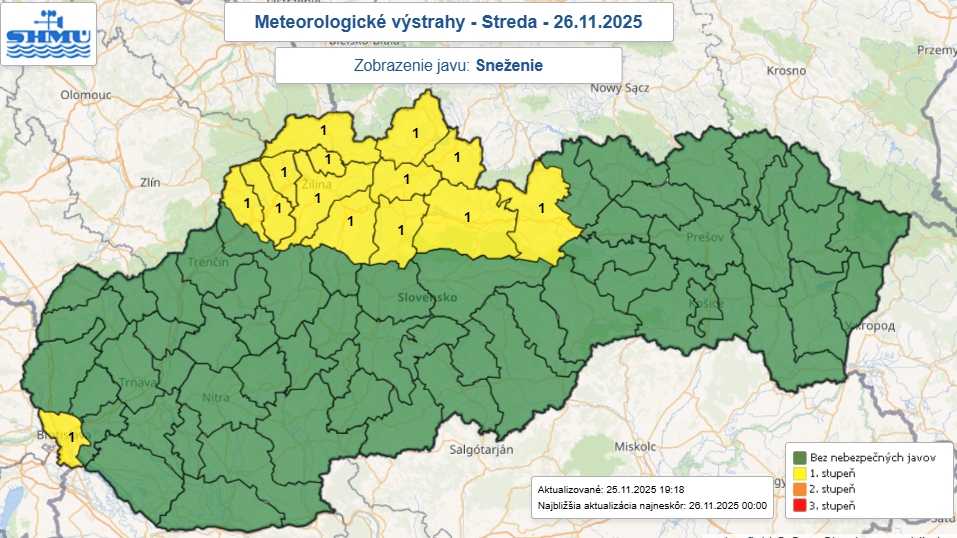 Meteorológovia varujú pred silným