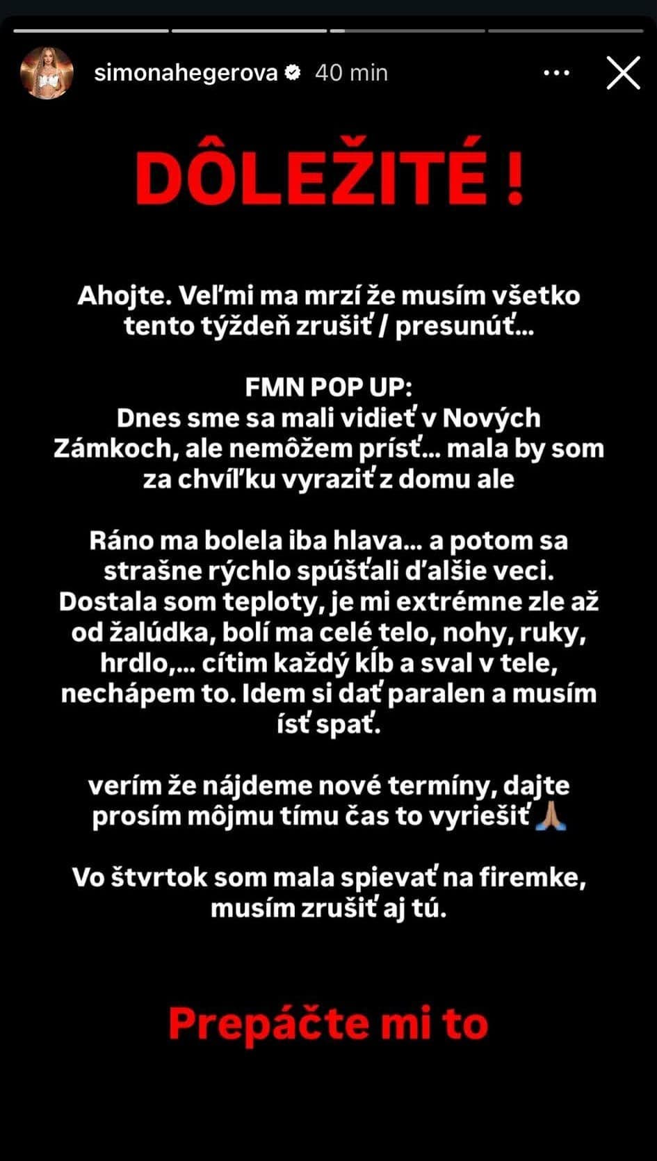 STRACH o speváčku Simu: