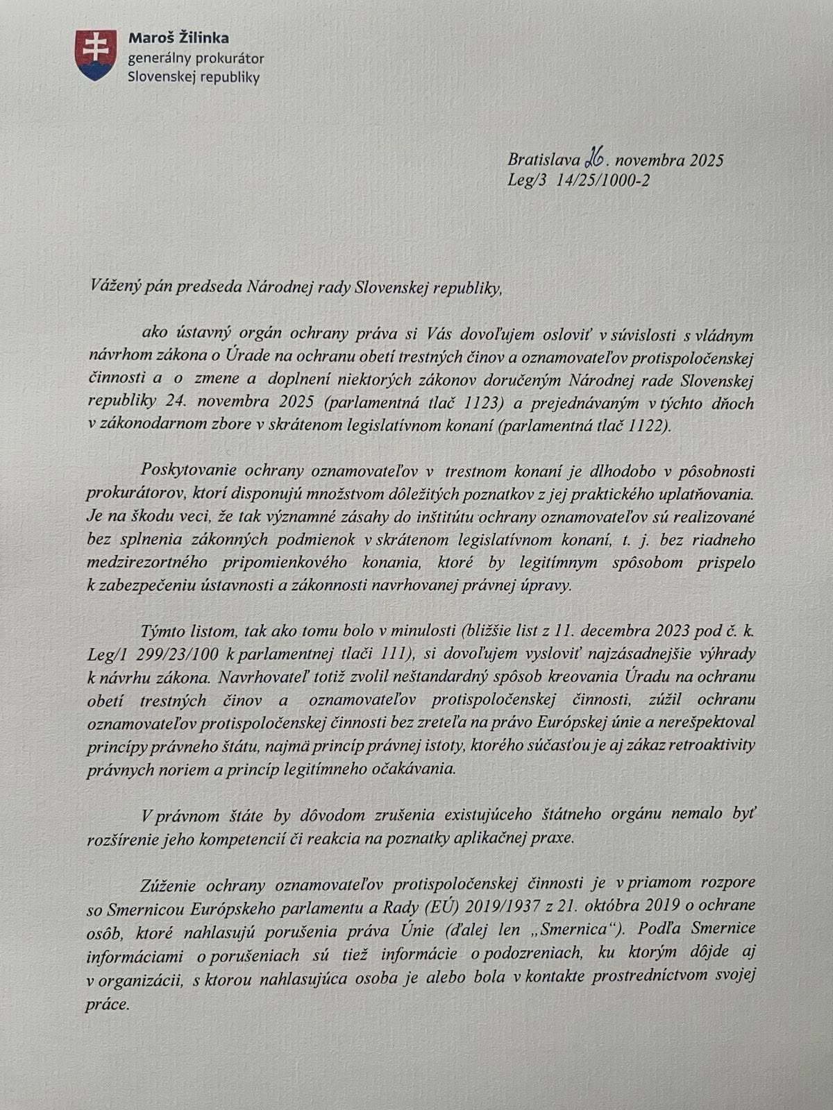 Zákon z dielne Šutaja