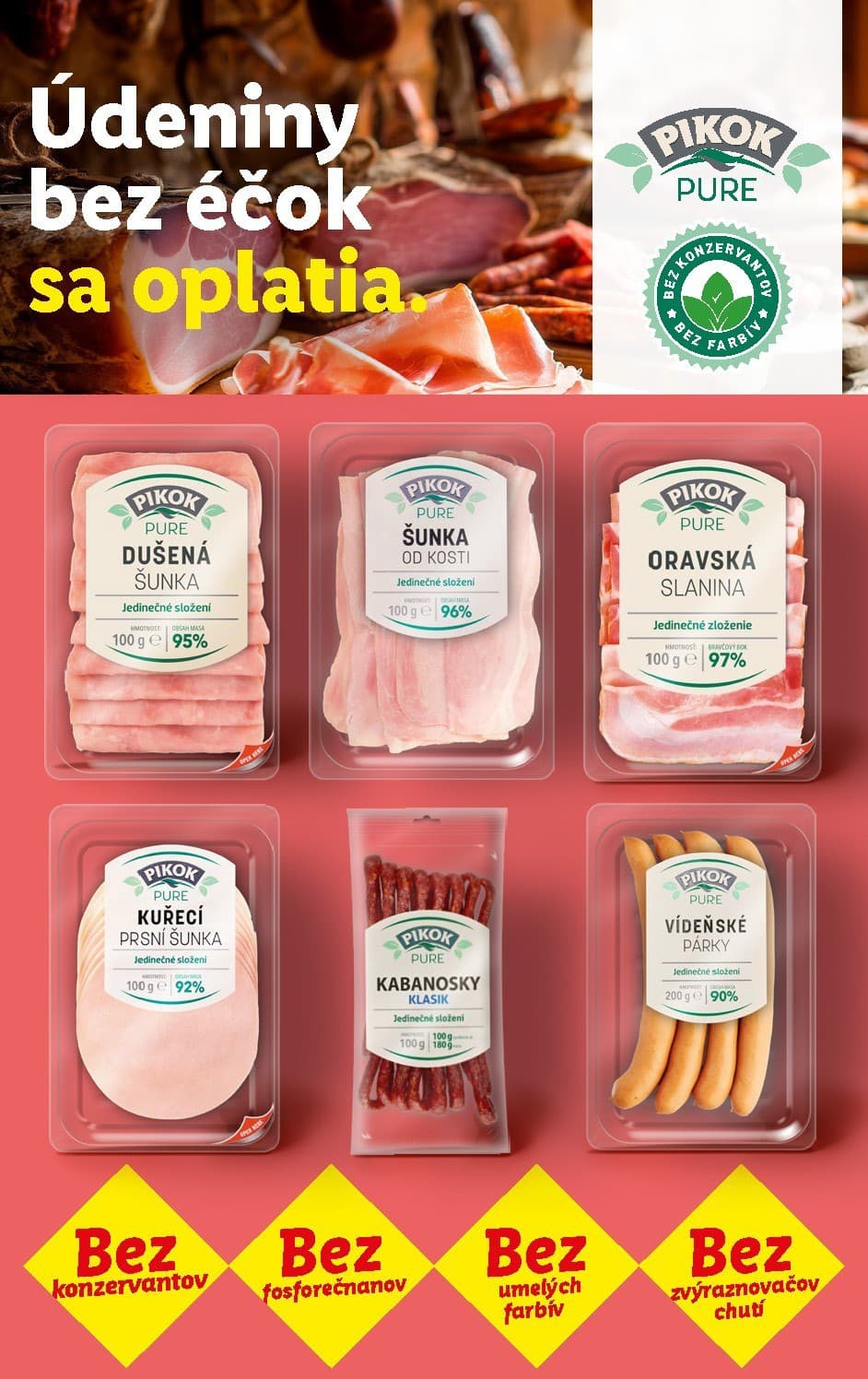 Poctivá chuť mäsa bez