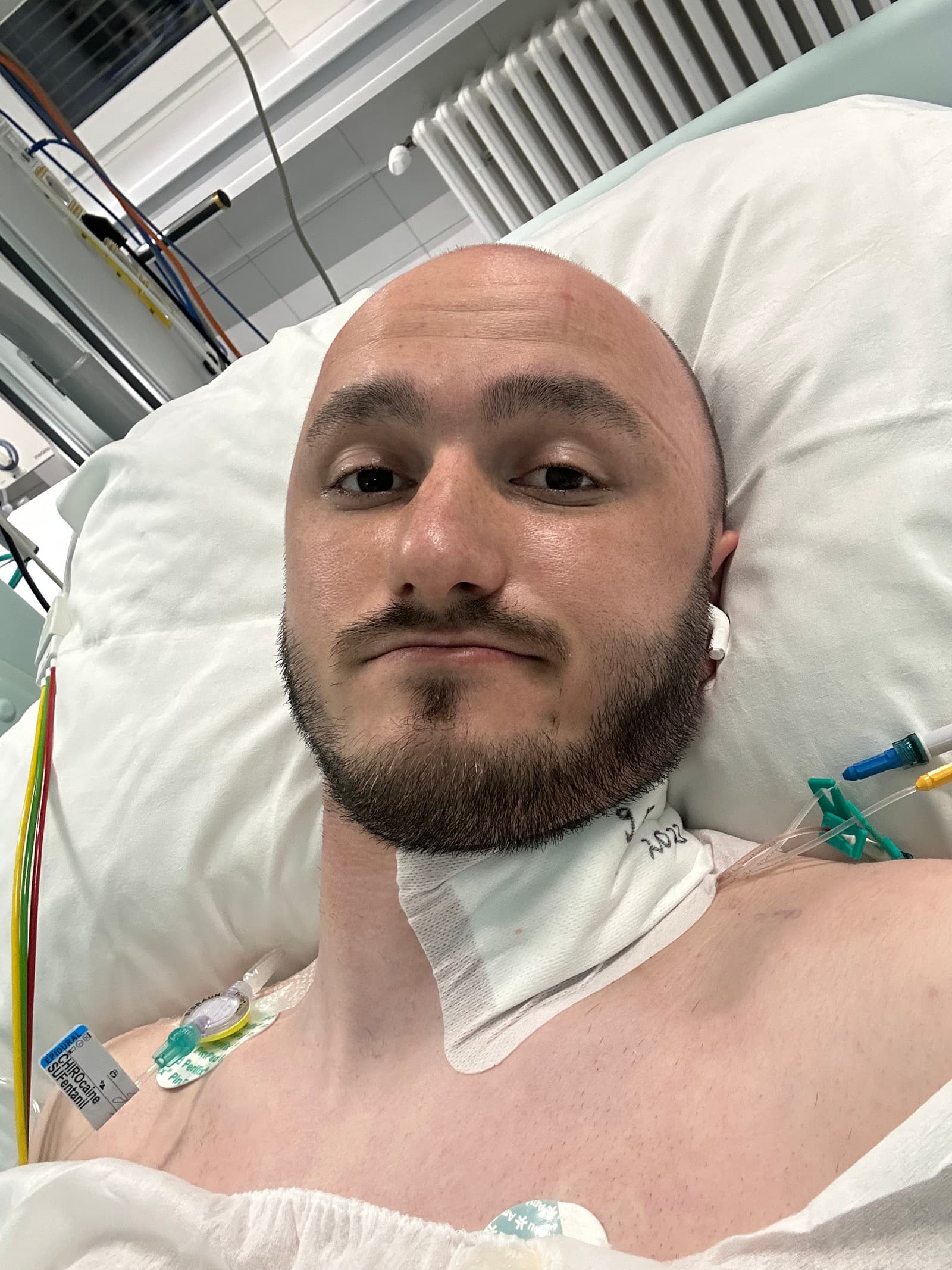 Fotografia po jednej z operácií.