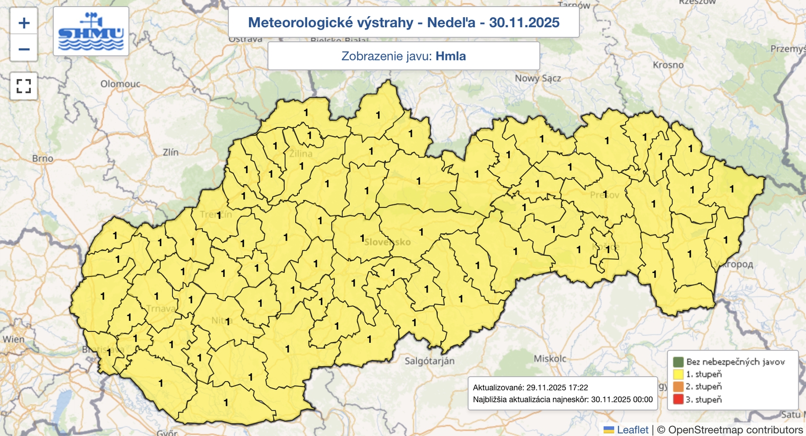 Meteorológovia vydali výstrahu: Na