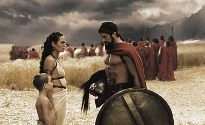 Gerard Butler vo filme 300
