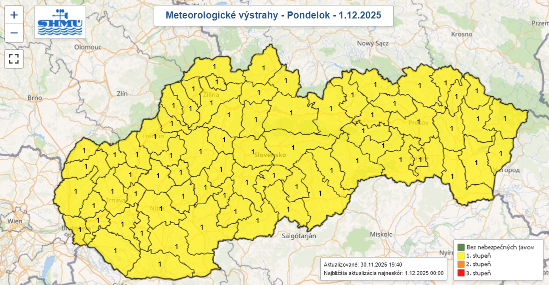 Na celom Slovensku sa