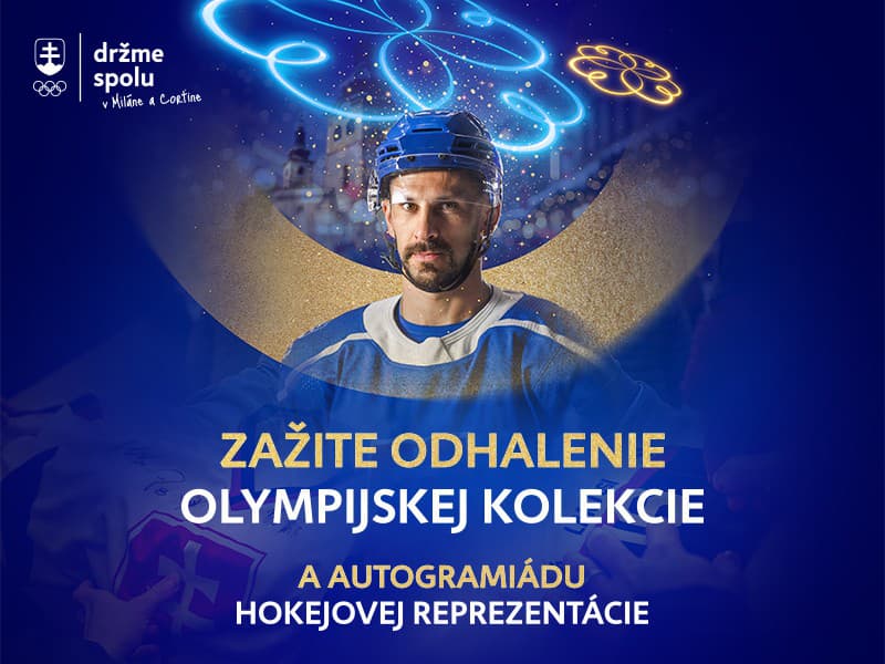 Čakajú vás hokejové hviezdy aj odhalenie olympijskej kolekcie