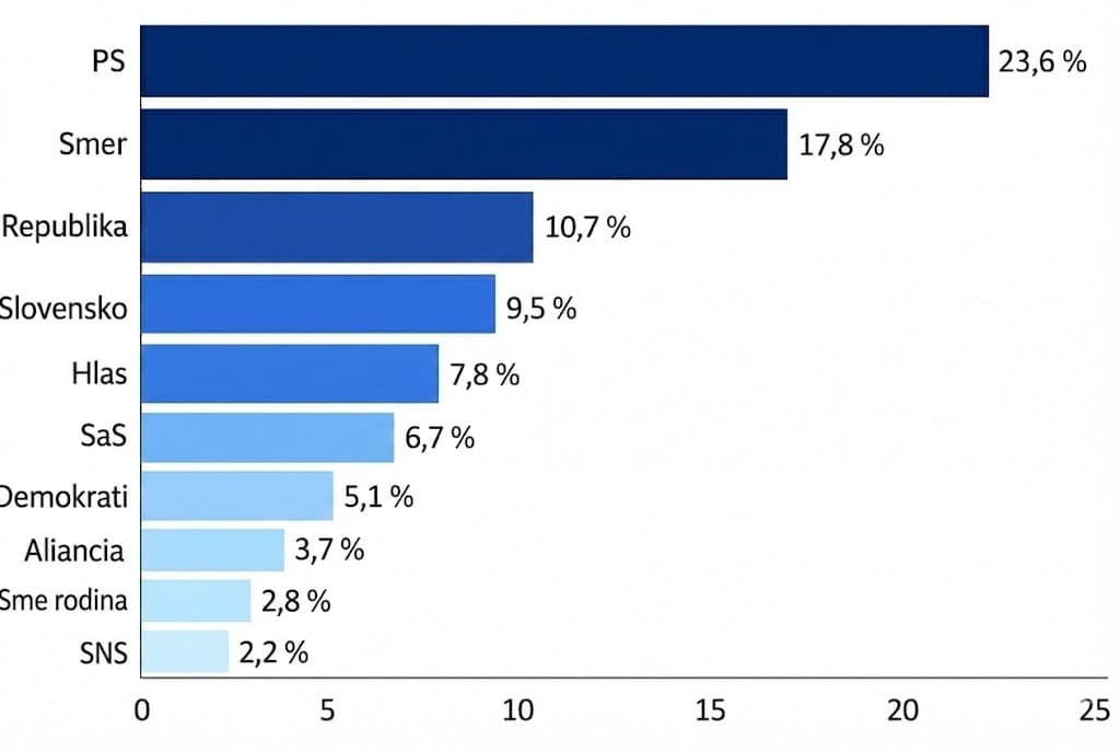 Nový PRIESKUM potvrdzuje klesajúci