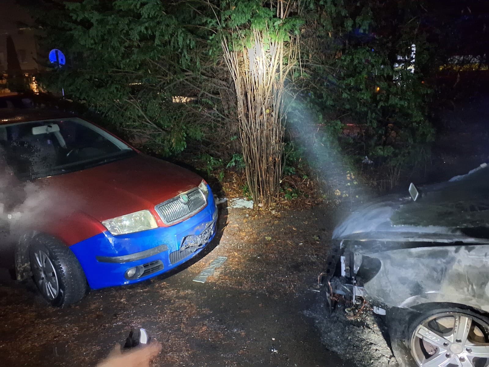 Žilinské Solinky v plameňoch: