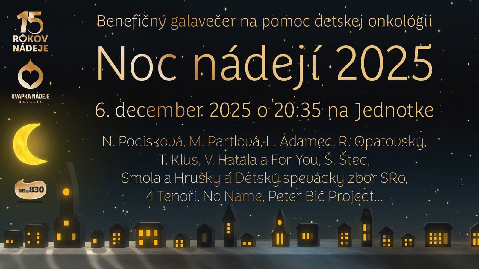 Mikulášska noc nádejí: Hudobné