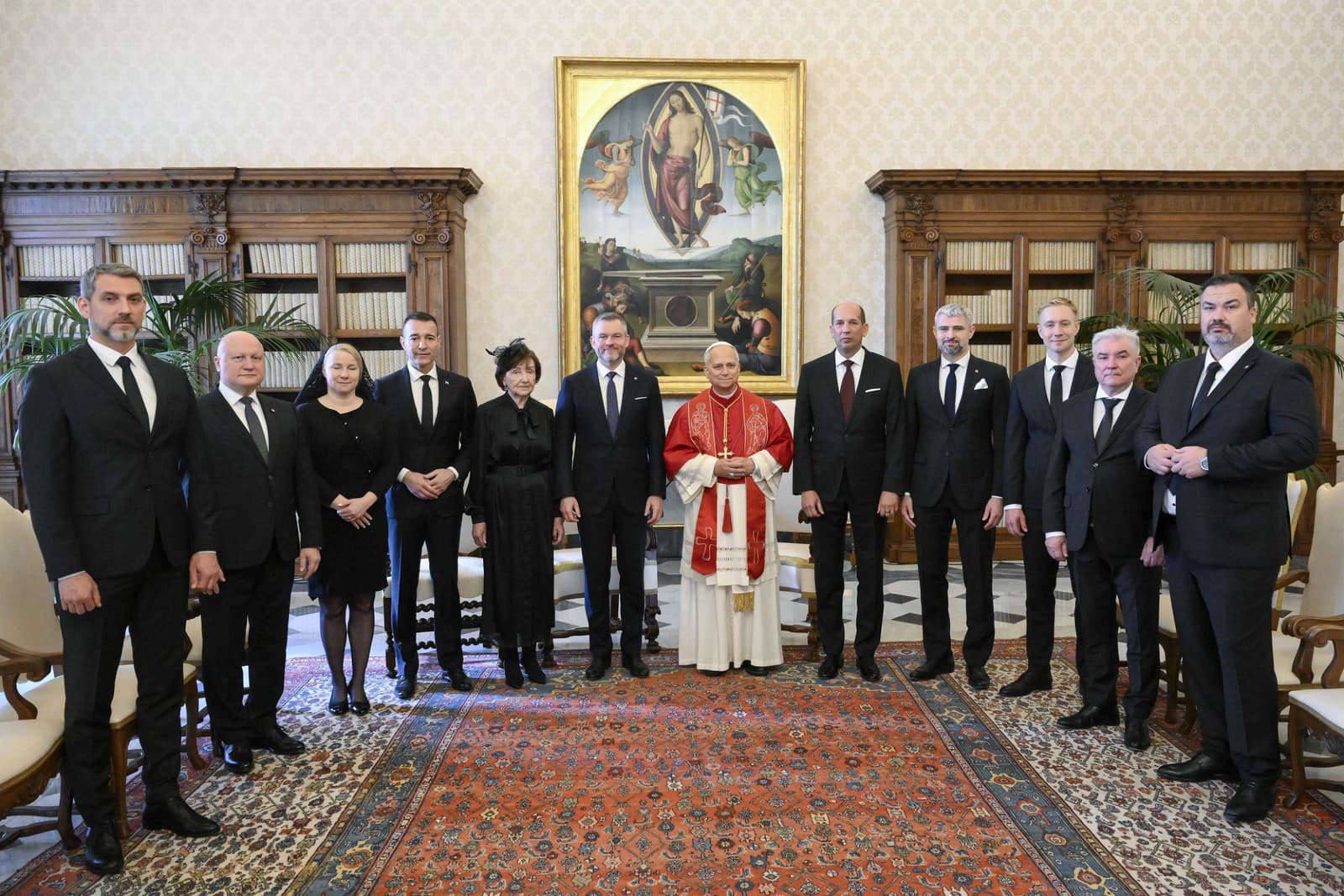 Slovenský prezident Peter Pellegrini vo Vatikáne