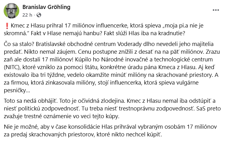 Matovičovi sa až vlasy