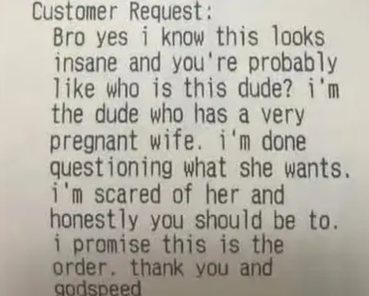 Jeho žena je TEHOTNÁ… A táto objednávka pizze to dokonale dokazuje!