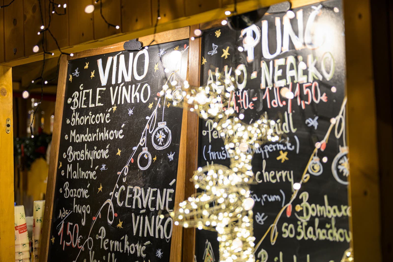 Záber z Prešovských vianočných trhov