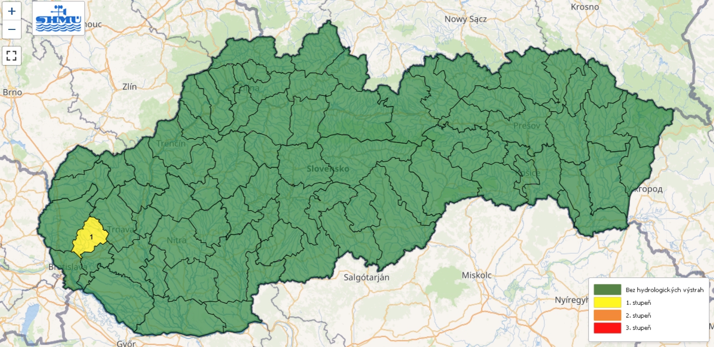 Viaceré časti Slovenska môže