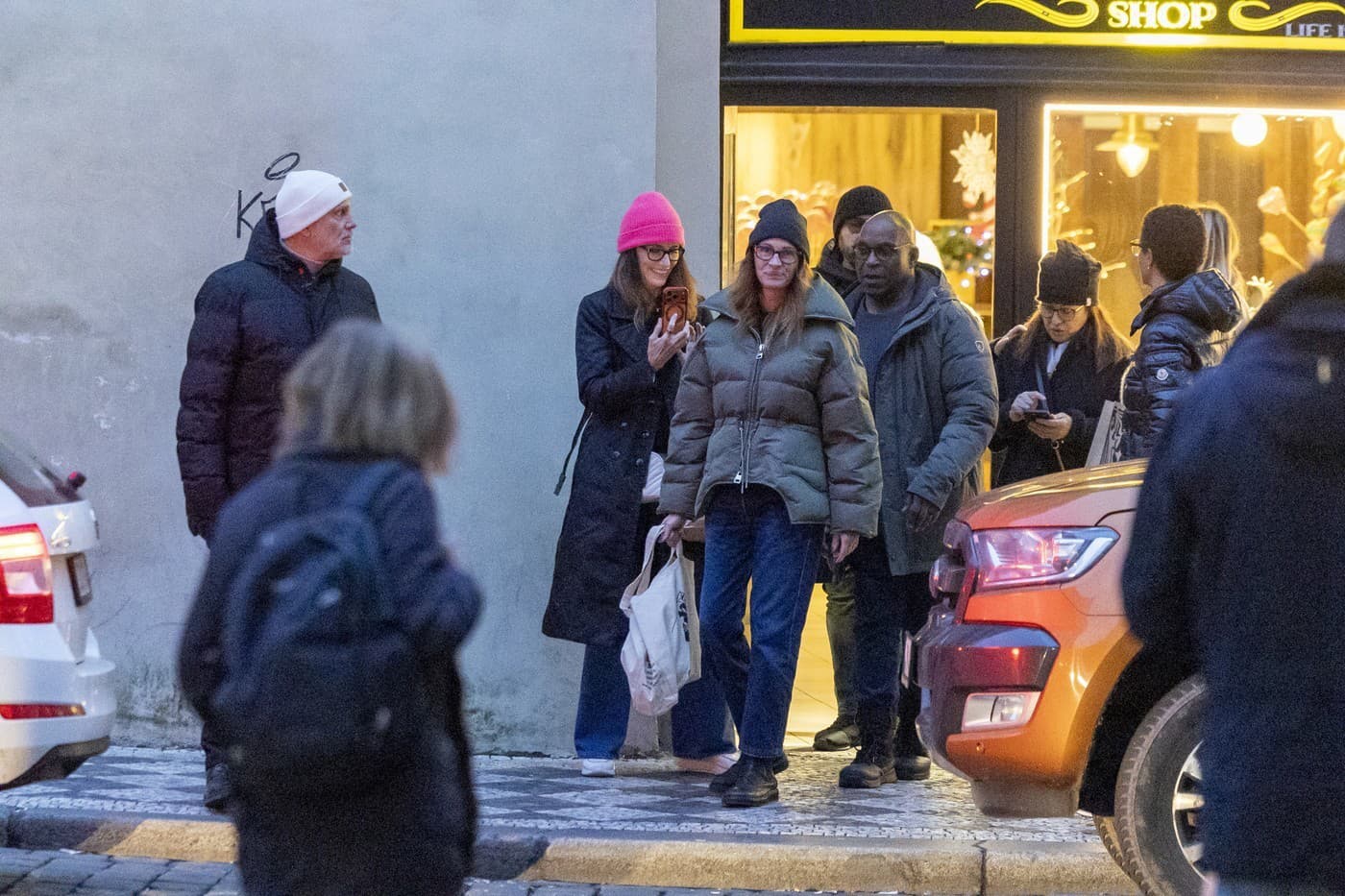 Julia Roberts v Prahe