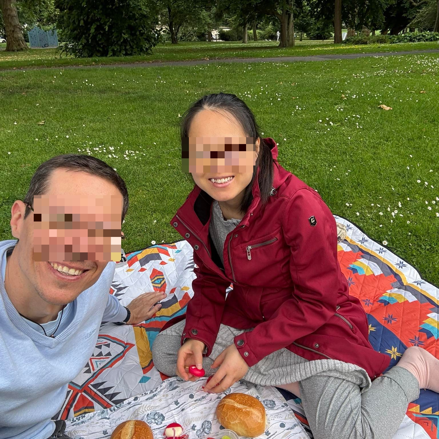 Slovák Erik s manželkou Ruimin