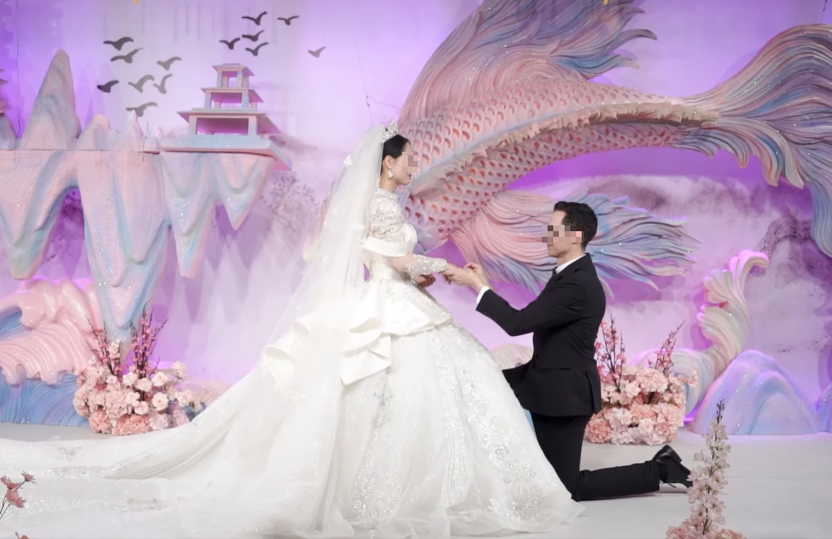 Svadobný záber Erika a Ruimin