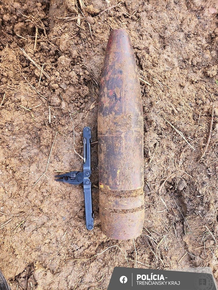 Nález munície v Prievidzi.