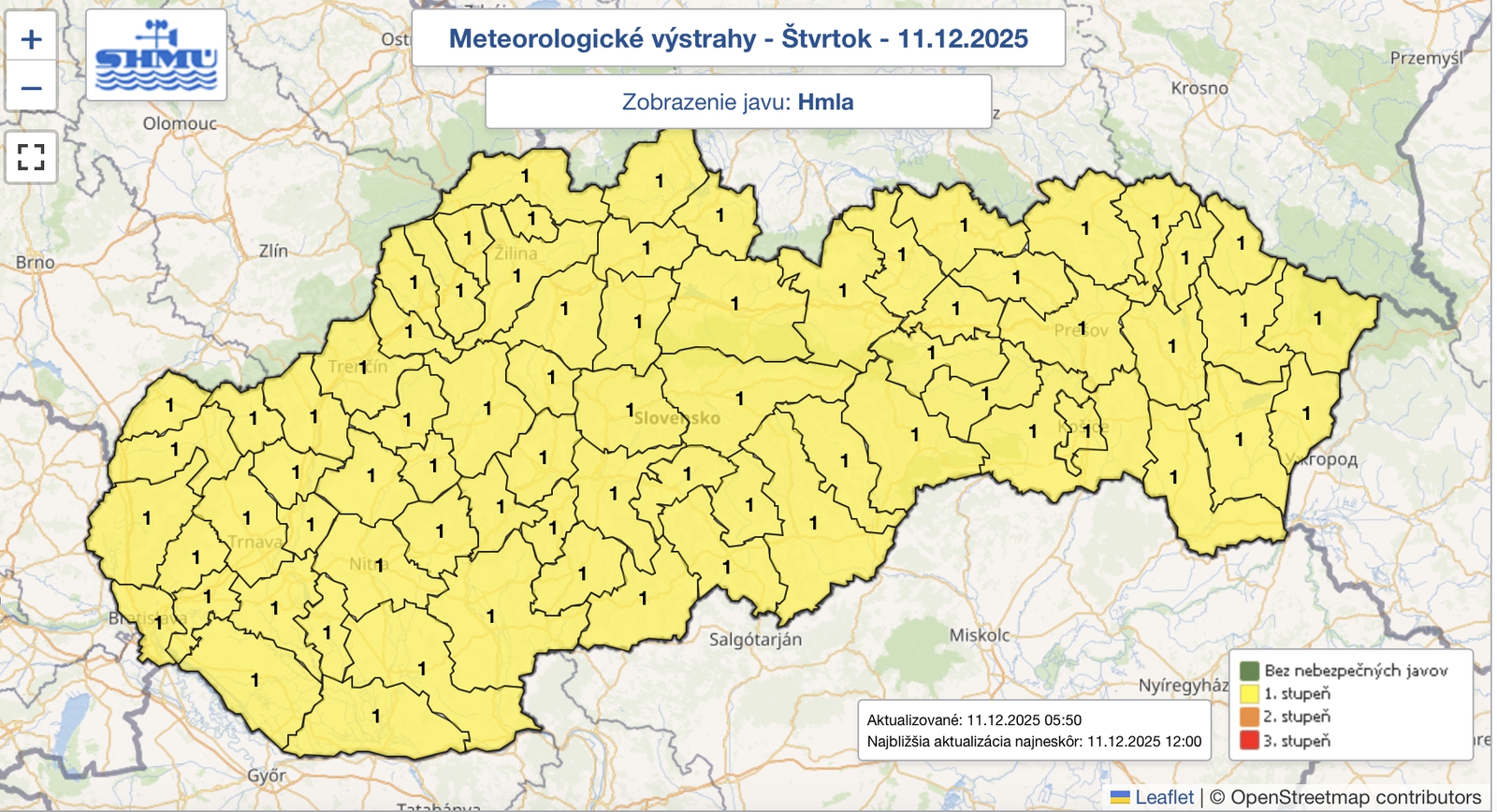 Vodiči, pozor na cestách: