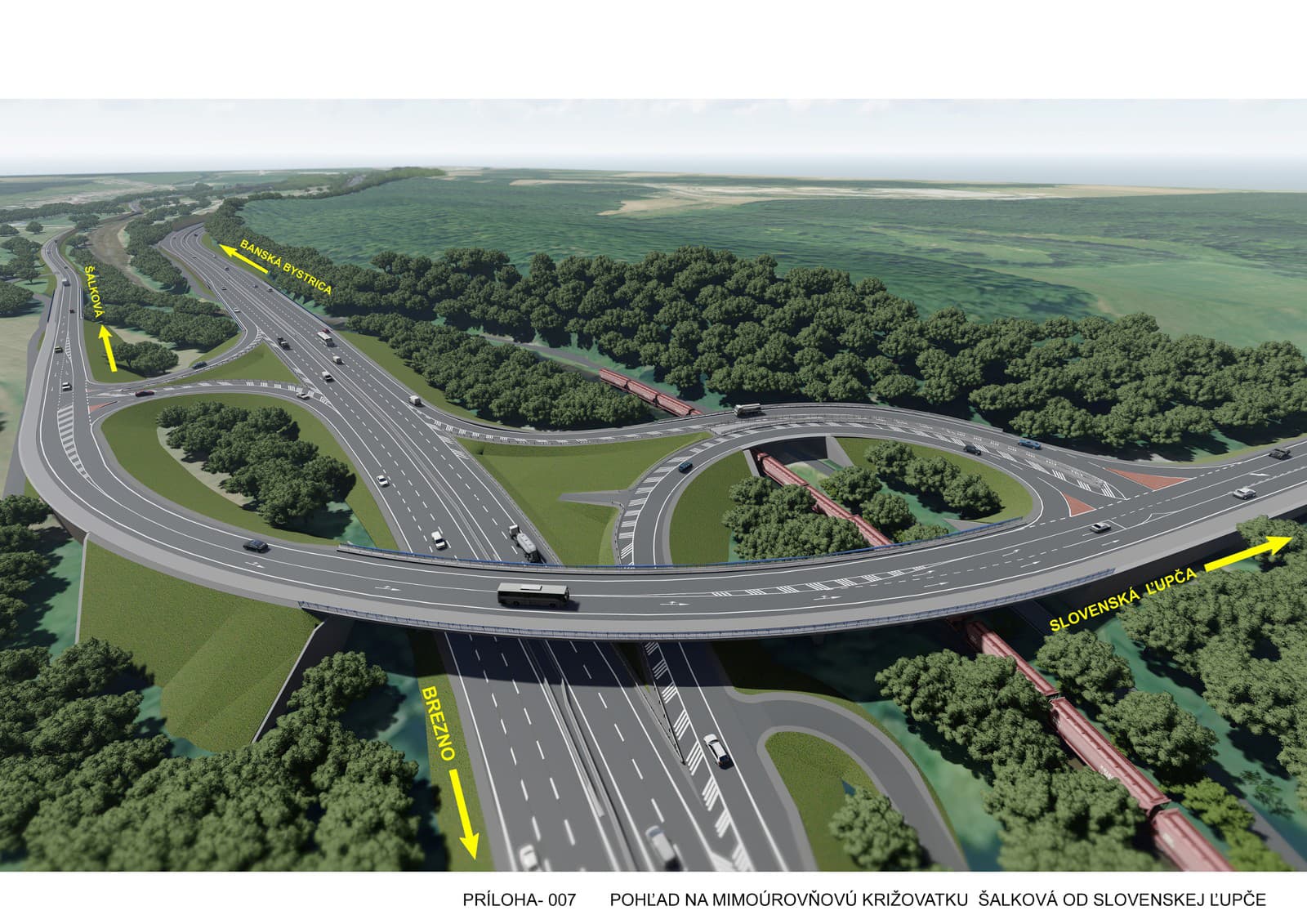 Trojkilometrový úsek R1 za